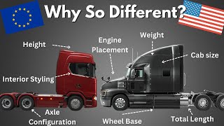 Why American and European Trucks Are So Different [upl. by Tews]