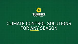 Climate Control Rental Services  Sunbelt Rentals [upl. by Aranat]