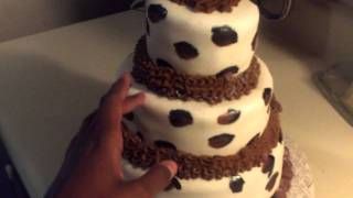 My Leopard Print Fondant Cake [upl. by Dagnah]