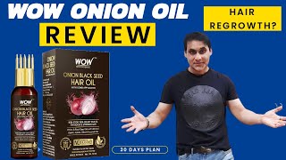 WOW Onion Black Seed Hair Oil Review  Onion Oil benefits Hair Growth How To Use WOW Onion Oil [upl. by Haibot]