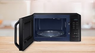 Samsung 23 L Grill Microwave Oven MG23A3515AKTL Black Various Auto Cook Programs Keep Warm [upl. by Resay696]