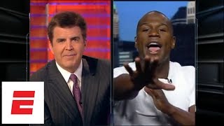 Floyd Mayweather goes toetotoe with Brian Kenny on SportsCenter  ESPN Archives [upl. by Butcher]