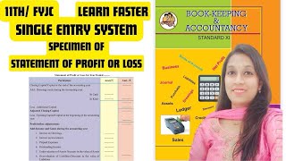 Specimen of Statement of profit ar loss [upl. by Elahcim74]