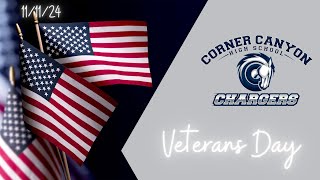 Corner Canyon Veterans Day Assembly [upl. by Iram]