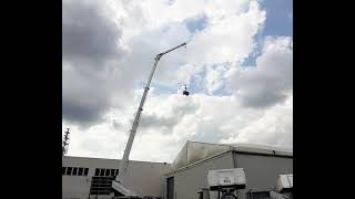 Böcker AHK 36 Roof Pick Demo with 1000 lb Test Weight [upl. by Dnaltroc]