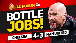 United Threw it Away Chelsea 43 Man Utd  LIVE Fans Forum [upl. by Salohcin]