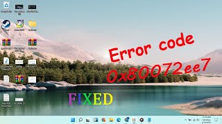 How to fix windows 11 update error code 0x80072ee7  Fix microsoft error code 0x80072ee7 fix [upl. by Eloc99]