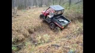 Polaris Ranger 6x6 in the ditch stuck [upl. by Oek795]