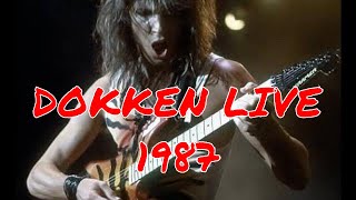 Dokken Lightning Strikes Again Live Phili 1987 HQ [upl. by Yenahc]