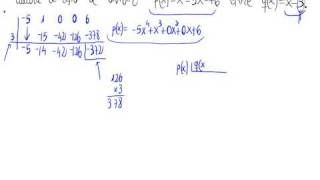 Cálculo del resto de una división de polinomios Dos formas [upl. by Laroc862]