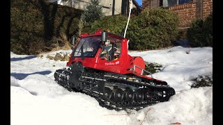 Pistenbully 600 Dickie Toys mod with upgraded tracks [upl. by Shank]