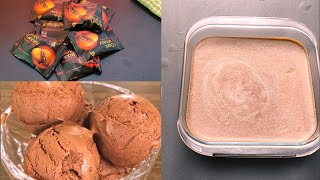 Dark Fantasy Ice Cream  Homemade Chocolate Ice Cream  No Cream amp No Condensed Milk Icecream [upl. by Submuloc]