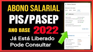 PISPASEP ano BASE 2022 ATUALIZADO NA CARTEIRA DE TRABALHO DIGITAL  CONSULTA DO ABONO SALARIAL [upl. by Barnaby]