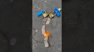 New Method To Unlock Old Lock with Match sticks unitedkingdom usa uk youtubeshorts short feed [upl. by Iinden128]