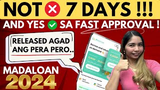 ❌️NOT 7 DAYS ANYMORE MABILIS MAG RELEASED NG PERA  LOAN APP 2024  MADALOAN OKAY NA UTANGAN [upl. by Iniffit]