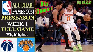 Washington Wizards vs New York Knicks Today  FULL GAME 1st  Oct 09 2024  NBA 2024 highlights [upl. by Garibald]