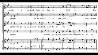 Händel Messiah  4 And the glory of the Lord  Gardiner [upl. by Atteram]