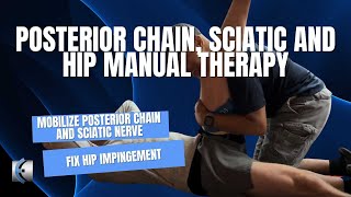 Sciatic Nerve Hip and Posterior Chain Manual Therapy [upl. by Airla]