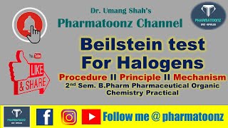 Beilstein test for Halogen II Organic Chemistry Practical [upl. by Ethelin]