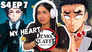 IN TEARS 😭│Demon Slayer Season 4 Episode 7 Reaction  Review [upl. by Quita357]