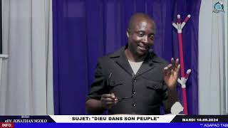 PREDICATION DE REV JONATHAN NGOLOSUJETquotDIEU DANS SON PEUPLEquot MARDI 10092024 [upl. by Castora]