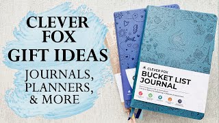 7 CLEVER FOX GIFTS  PLANNERS amp JOURNALS  10 OFF Code [upl. by Stoddard]