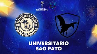 UNIVERSITARIO VS SAO PATO  261024  COPA SUDAMERICANA [upl. by Sherrer]