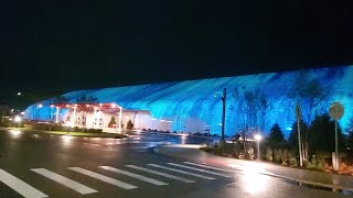 AMERICAN PLACE CASINO ROOFTOP LIGHTS SHOW WAUKEGAN ILLINOIS [upl. by Adiana]