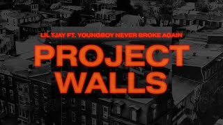 Lil Tjay  Project Walls feat NBA YoungBoy Official Lyric Video [upl. by Aleris625]