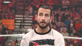 Raw  CM Punk crashes Alberto Del Rios victory speech [upl. by Eachelle]