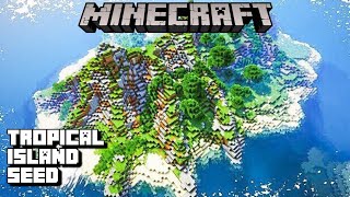 NEW Tropical Island SEED Minecraft 116 [upl. by Nwahsid]