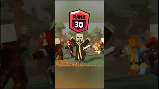 Brawl Stars Rank Raid Minecraft  minecraft viralshorts shorts [upl. by Burnsed509]