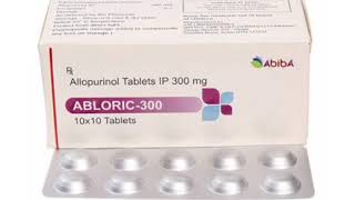 ABLORIC 300 Tablets Allopurinol Tablets IP 300 mg [upl. by Eneleoj29]