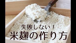 米麹の作り方ここさえ押さえれば失敗しない麹づくりのコツ教えます初心者の方必見 米麹づくりの成功ポイントThe best way to make KojiHome made Koji recipe [upl. by Valentia744]