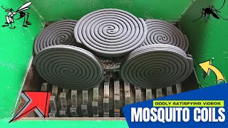 Mosquito Repellent Coils vs Shredder  Oddly Satisfying Videos [upl. by Eenattirb]