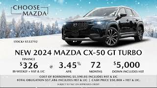 Mazda CX50 GT  Windsor Mazda  Nov 2024 [upl. by Enelaj707]