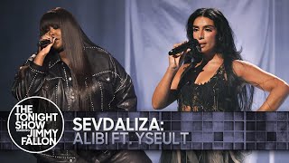 Sevdaliza Alibi ft Yseult  The Tonight Show Starring Jimmy Fallon [upl. by Ainehs]