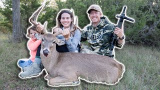 FAMILY DEER HUNTING  Her First Buck Ever [upl. by Arielle]