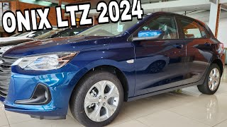 NOVO ONIX LTZ 10 TURBO AT 2024 CONHEÇA A VERSÃO MAIS VENDIDA EM DETALHES [upl. by Ahsaetan686]