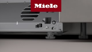 Geschirrspüler  Fuss einstellen I Miele [upl. by Trinity]