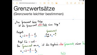 einfach erklärt  Folgen  Grenzwertsätze mit Beispielen Mathe 11 [upl. by Annoyed]