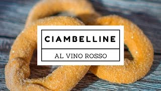 Ciambelline al vino rosso  ricetta facile e veloce della tradizione [upl. by Giraldo]