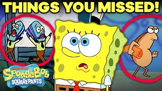 MORE Background Details You Never Noticed 👀 SpongeBob [upl. by Naerb]