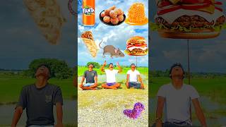 Tu Kaun Hai  Me and my 2 brothers New Eating magical video tredingshorts [upl. by Sudoeht]