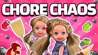 Barbie  The Twins Chore Chaos  Ep78 [upl. by Morril929]