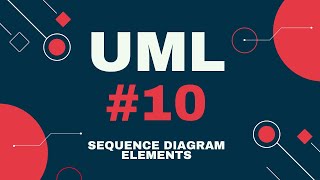 UML Basics with PlantUML 10 Sequence Diagram  Elements [upl. by Ehcar]