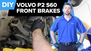 How To Replace Volvo P2 S60 Front Brakes DIY S60 S80 XC70 V70 [upl. by Eneiluj]