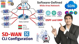 Configuring OSPF on vEdge Through CLI and Redistributing OMP Protocol into OSPF Protocol [upl. by Aizitel]