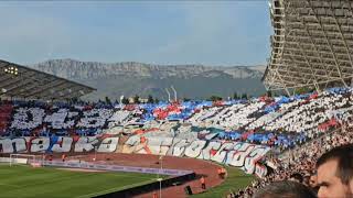 Koreografija Torcide povodom proslave 74 rodjendana  Hajduk  Lokomotiva  26102024 [upl. by Kuo]