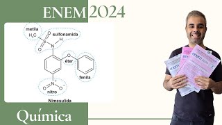 ENEM 2024  A nimesulida é um fármaco pouco solúvel em água utilizado como antiinflamatório [upl. by Nahsaj]